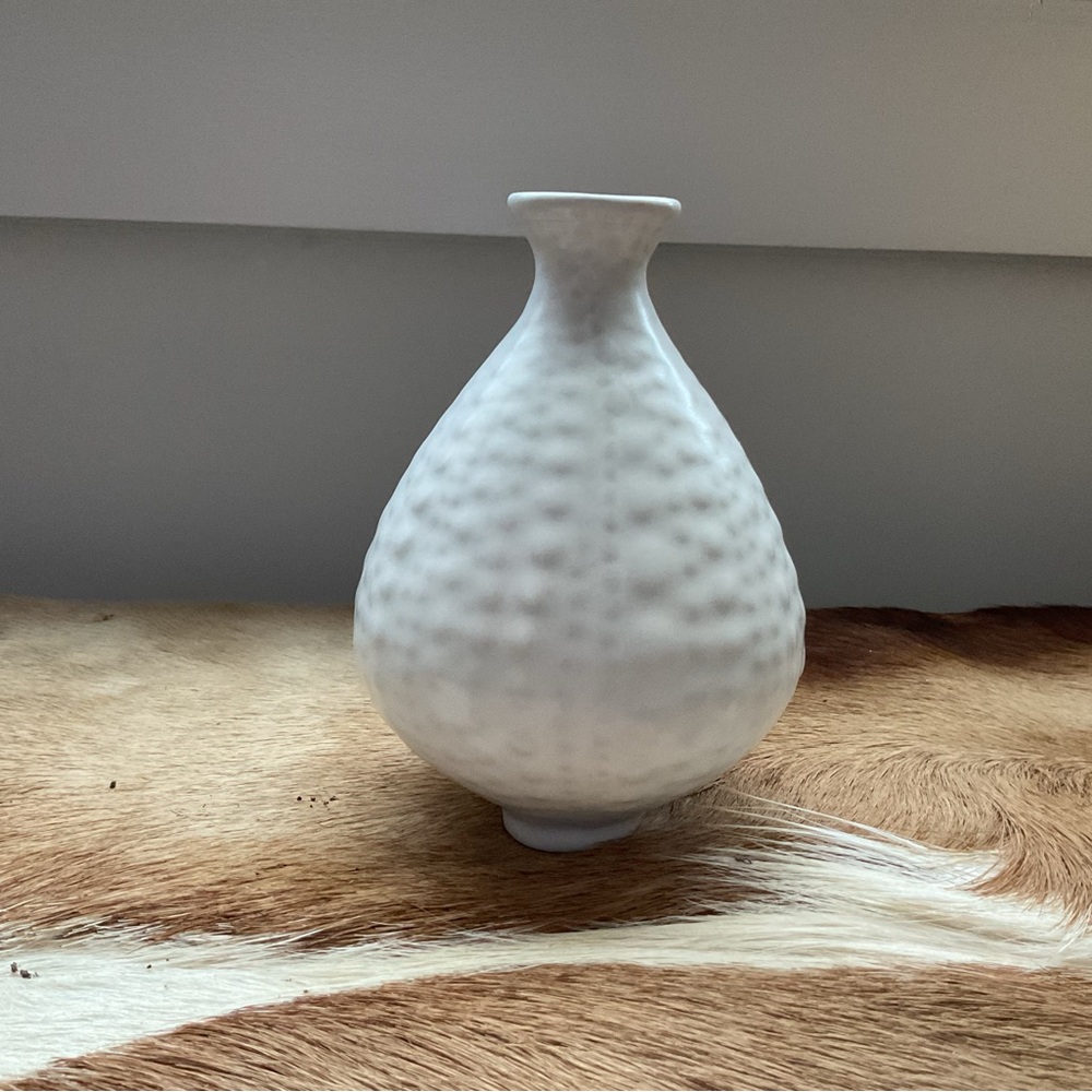 Jonathan Adler small white beaded vase